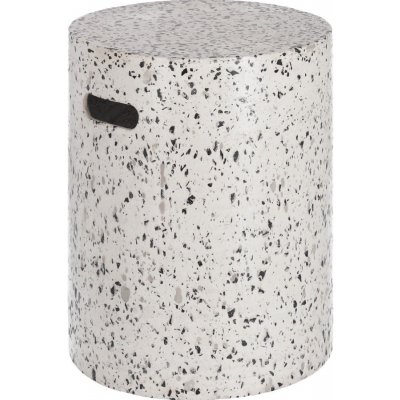 Kave Home Jenell 35 cm bílý cementový odkládací stolek – Hledejceny.cz