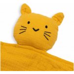 New Baby mušelínový usínáček Cat mustard – Zboží Mobilmania