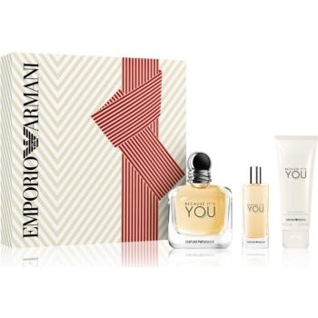 Giorgio Armani Emporio Armani Because It´s You EDP 100 ml + EDP 15 ml + tělové mléko 75 ml dárková sada