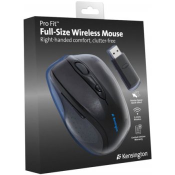 Kensington Pro Fit Wireless Full-Size Mouse K72370EU