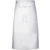 Zástěra Link Kitchen Wear Kuchařská zástěra X975 White 100x70cm