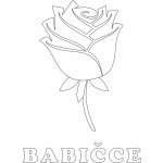 Radost v písku Šablona na pískování růže babičce A5 148 x 210 mm – Sleviste.cz