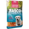 Pamlsek pro psa RASCO Premium kuře se sýrem plátky 80 g