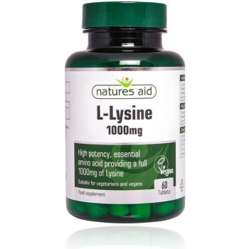 Natures Aid L Lysine 1000 mg 60 tablet