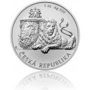Česká mincovna stříbrná uncová mince Český lev 2018 stand 1 Zo
