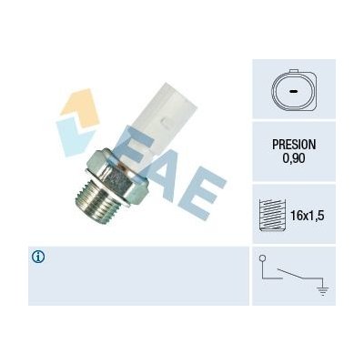 Olejový tlakový spínač FAE 12860 | Zboží Auto