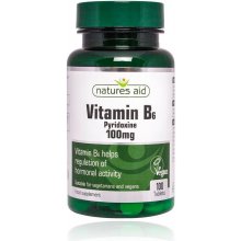 Natures aid Vitamín B6 Pyridoxin 100 mg 100 tablet