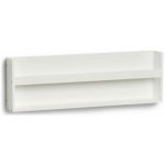 ZELLER Nástěnná závěsná police z MDF, 80 x 10 22,5 cm , bílá – Zboží Dáma