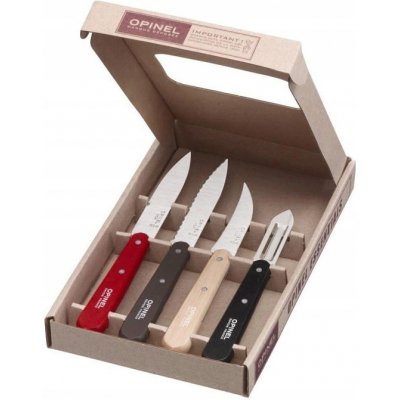Opinel Essentials Sada kuchyňských nožů 4 ks Loft Box – Zbozi.Blesk.cz