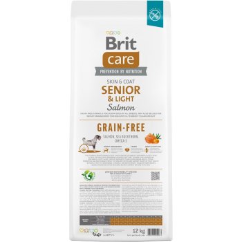 Brit Care Grain-free Senior & Light Salmon 12 kg