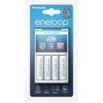 Panasonic Eneloop Basic Charger + 4x Panasonic Eneloop 1900mAh K-KJ51MCC40E – Zboží Mobilmania
