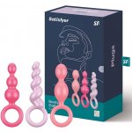 Satisfyer Booty Call anální kolík sada barevná 3 ks – Sleviste.cz