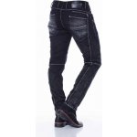 kalhoty pánská CD288 BLACK jenas džíny regular fit černá – Zboží Mobilmania