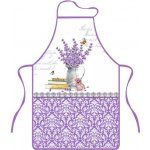 PROHOME Zástěra kuchyňská 50x76cm Levandule II. motýlci – Hledejceny.cz