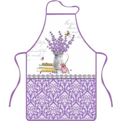 PROHOME Zástěra kuchyňská 50x76cm Levandule II. motýlci – Hledejceny.cz