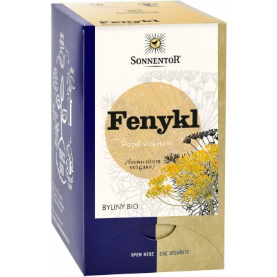 Sonnentor Fenykl bio porc.dvoukomorový 27 g – Zboží Mobilmania