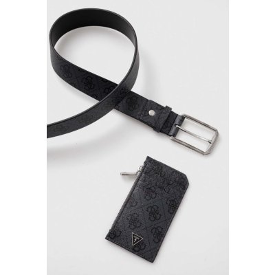 Guess pásek a obal na karty černá GFBOXM.P3305