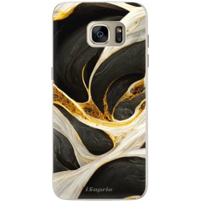 Pouzdro iSaprio - Black and Gold - Samsung Galaxy S7 Edge – Zboží Mobilmania