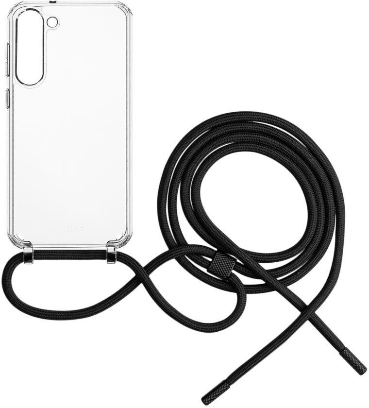 FIXED Pure Neck s černou šňůrkou na krk Samsung Galaxy S23+ FIXPUN-1041-BK