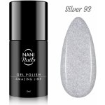 NANI Gel lak Amazing line Silver 5 ml – Zboží Dáma