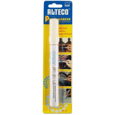 Alteco Paint Marker 8 g popisovač stříbrný 9554 – Zboží Živě