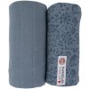 Plenky Lodger Swaddler 120 x 120 cm Flower Tribe Ocean set 2 ks