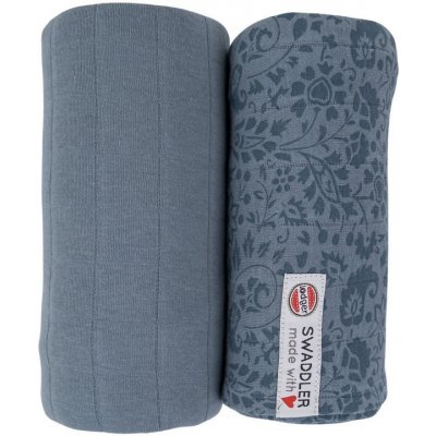 Lodger Swaddler 120 x 120 cm Flower Tribe Ocean set 2 ks