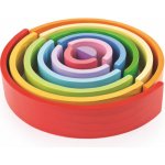 Bigjigs Baby dřevěná skládací duha velká – Hledejceny.cz
