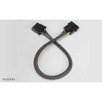 AKASA - 4-pin molex - 30 cm prodlužovací kabel - AK-CBPW02-30 – Sleviste.cz