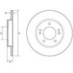 DELPHI Brzdový kotouč - 272 mm DF BG4949C – Sleviste.cz