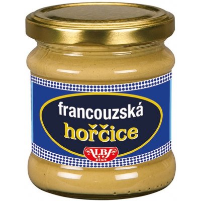 KÁVOVINY Hořčice francouzská sklo 180 g – Zboží Dáma