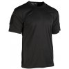 Army a lovecké tričko a košile Tričko Mil-tec Tactical Quick Dry černé