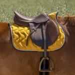 Equitheme Podsedlová dečka Polyfun žlutá – Sleviste.cz