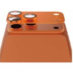 PanzerGlass Fender tvrzené sklo s kovovým rámečkem k ochraně čoček fotoaparátu pro iPhone 17 Pro - oranžové PG91919 – Zbozi.Blesk.cz