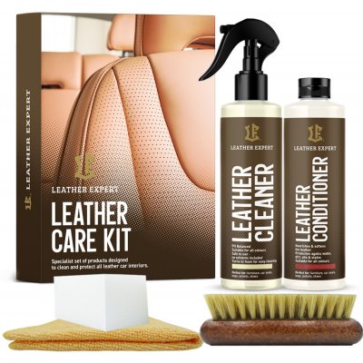 Leather Expert Leather Care Kit 2 x 250 ml – Zboží Mobilmania