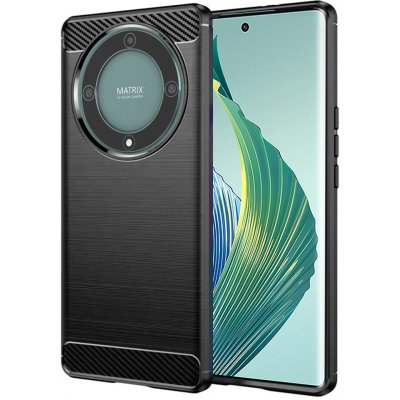 Techsuit Carbon Silicone pouzdro pro Honor Magic5 Lite – černé – Zboží Mobilmania
