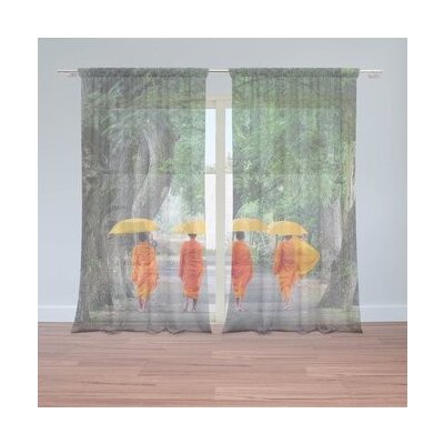 Sablio Záclony Mniši: 2ks 150x250cm – Hledejceny.cz