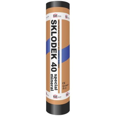 Asfaltový pás hydroizolační SKLODEK 40 SPECIAL MINERAL (7,5 m2/role) – HobbyKompas.cz