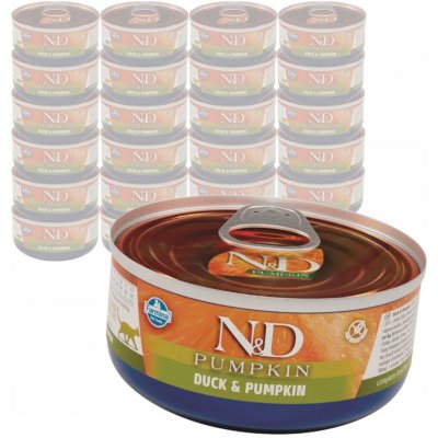 N&D Cat Pumpkin Adult Duck & Pumpkin 70 g – Zboží Mobilmania