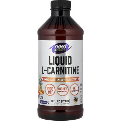 NOW Foods Tekutý L-Karnitin 1000 mg Tropical Punch 473 ml – Hledejceny.cz