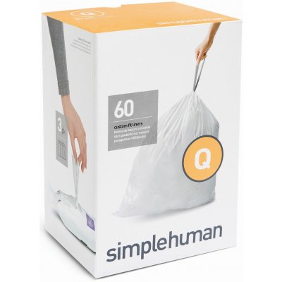 Simplehuman Sáčky 50-65 L typ Q zatahovací 3 x 20ks 35µm – Hledejceny.cz