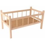AtmoWood Dřevěná postýlka pro panenky – Zboží Dáma