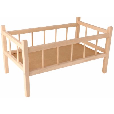 AtmoWood Dřevěná postýlka pro panenky – Zboží Dáma