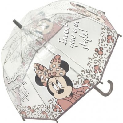 Arditex Minnie Mouse dětský deštník průhledný šedý – Zboží Mobilmania