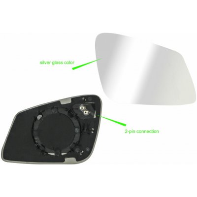 Sklo pravého zpětného zrcátka BMW 4 (F32/F33) | 2/2013 a výše | vyhřívané | 5901532779240 | Zboží Auto