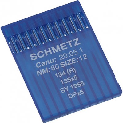 Strojové jehly pro průmyslové šicí stroje Schmetz 135X5 80 – Zboží Mobilmania