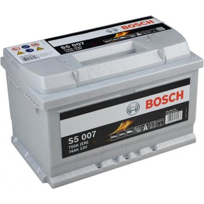 Bosch S5 12V 74Ah 750A 0 092 S50 070 – Zboží Mobilmania