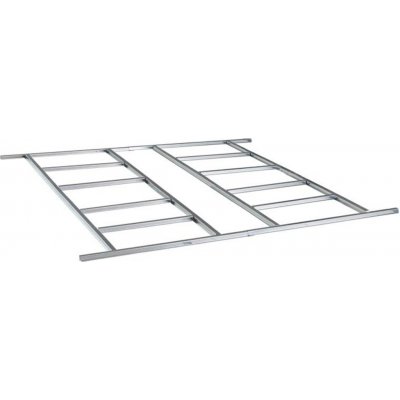 Základna BBSH-ZDB7 pro zahradní domek BestBerg ZDB-7 / 165 x 282 cm / ocel / stříbrná – Zboží Mobilmania