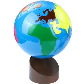Montessori G005 glóbus barevné kontinenty