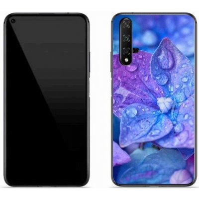 Pouzdro mmCase Gelové Huawei Nova 5T - fialové květ – Zboží Mobilmania